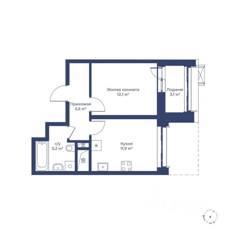 Apartment Sale, 36.3 sq. m. at Tsvetochny gorod, Magistralnaya ulitsa, Mytischi, Moscow Region, Russia #1 Apartment Sale, 36.3 sq. m. at Tsvetochny gorod, Magistralnaya ulitsa, Mytischi, Moscow Region, Russia #1