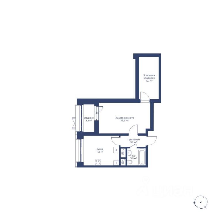 Apartment Sale, 45.6 sq. m. at Tsvetochny gorod, Magistralnaya ulitsa, Mytischi, Moscow Region, Russia #1 Apartment Sale, 45.6 sq. m. at Tsvetochny gorod, Magistralnaya ulitsa, Mytischi, Moscow Region, Russia #1