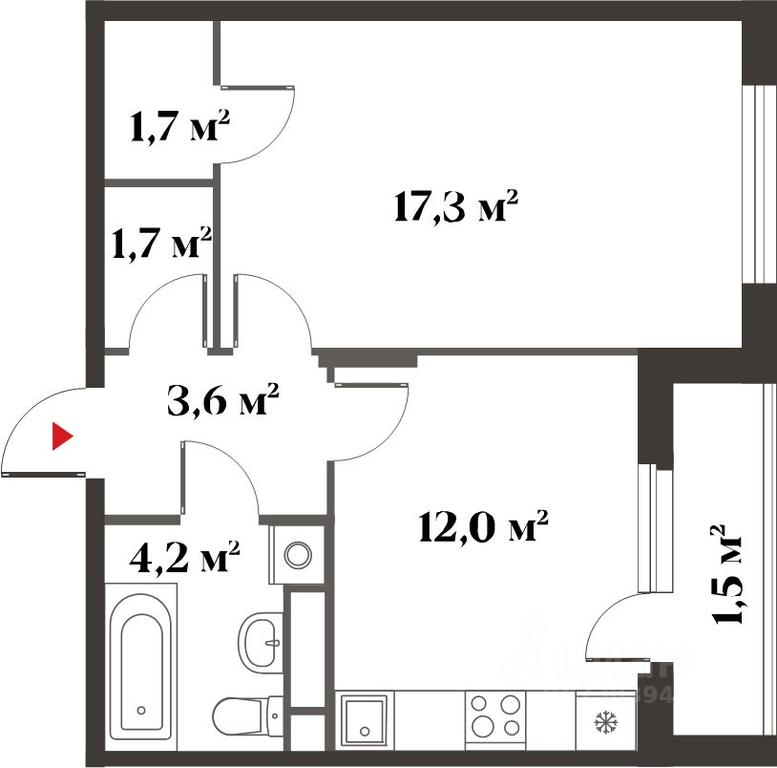 Apartment Sale, 40.4平方米 at 8 klenov, Novaya Moskovskaya ulitsa, Opalikha Microdistrict, Krasnogorsk, Moscow Region, Russia #1 Apartment Sale, 40.4平方米 at 8 klenov, Novaya Moskovskaya ulitsa, Opalikha Microdistrict, Krasnogorsk, Moscow Region, Russia #1