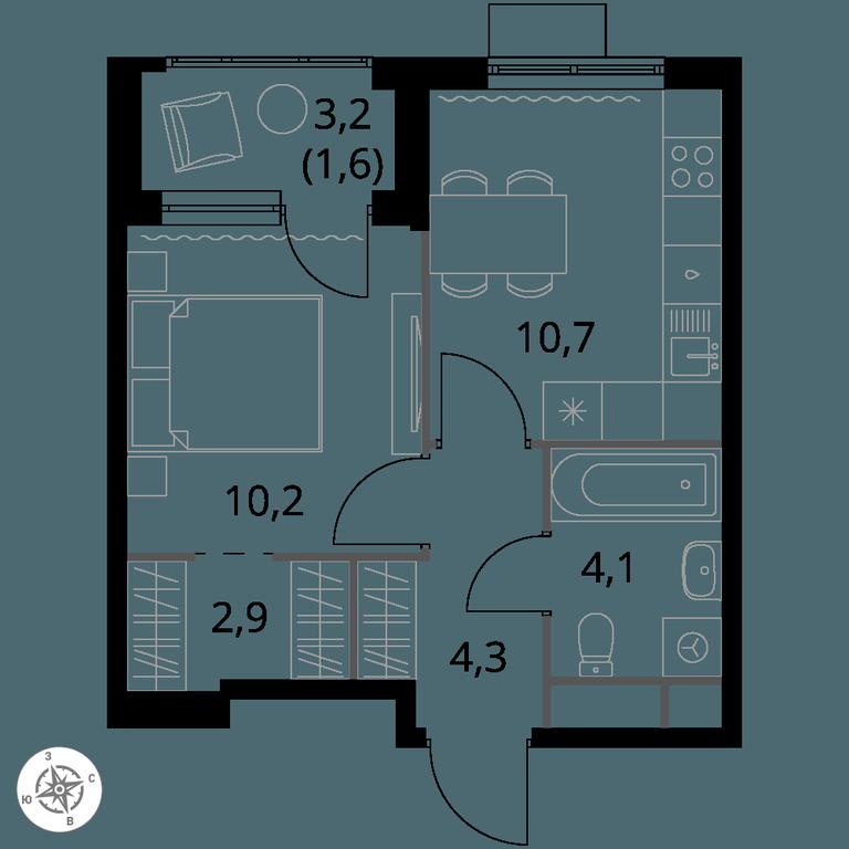 1-BD Apartment Sale, 33.8平方米 at 1 Himkinskij, zhiloy kompleks 1-y Khimkinskiy, kvartal Mezhdunarodny, mikrorayon Klyazma-Starbeyevo, Khimki, Moscow Region, Russia #1 1-BD Apartment Sale, 33.8平方米 at 1 Himkinskij, zhiloy kompleks 1-y Khimkinskiy, kvartal Mezhdunarodny, mikrorayon Klyazma-Starbeyevo, Khimki, Moscow Region, Russia #1