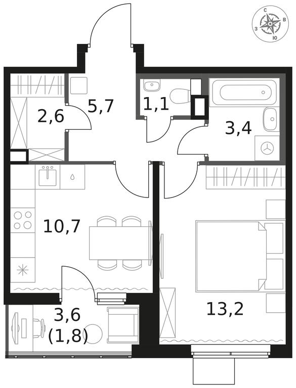 1-BD Apartment Sale, 38.5 sq. m. at 1 Himkinskij, zhiloy kompleks 1-y Khimkinskiy, kvartal Mezhdunarodny, mikrorayon Klyazma-Starbeyevo, Khimki, Moscow Region, Russia #1 1-BD Apartment Sale, 38.5 sq. m. at 1 Himkinskij, zhiloy kompleks 1-y Khimkinskiy, kvartal Mezhdunarodny, mikrorayon Klyazma-Starbeyevo, Khimki, Moscow Region, Russia #1