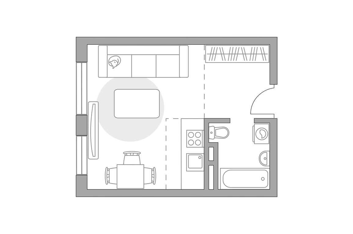 Apartment Sale, 25.97 sq. m. at Anikeevskiy, ulitsa Sergeya Zhadobkina, 1, selo Nikolo-Uryupino, Krasnogorsk City District, Moscow Region, Russia #1