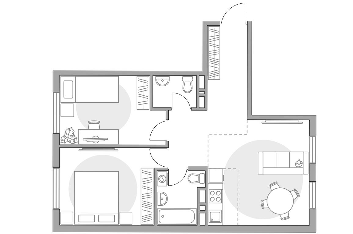 3-BD Apartment Sale, 57.27平方米 at Anikeevskiy, ulitsa Sergeya Zhadobkina, 1, selo Nikolo-Uryupino, Krasnogorsk City District, Moscow Region, Russia #1 3-BD Apartment Sale, 57.27平方米 at Anikeevskiy, ulitsa Sergeya Zhadobkina, 1, selo Nikolo-Uryupino, Krasnogorsk City District, Moscow Region, Russia #1
