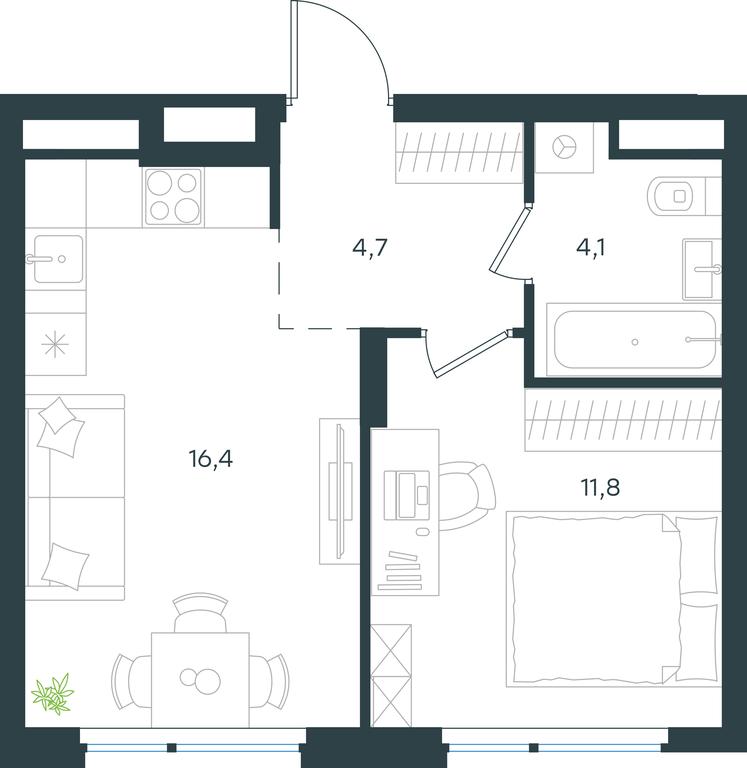 Apartment Sale, 37 sq. m. at Gorod V lesu, Gorod V Lesu Residential Complex, Village of Otradnoye, Krasnogorsk Urban District, Moscow Region, Russia #1 Apartment Sale, 37 sq. m. at Gorod V lesu, Gorod V Lesu Residential Complex, Village of Otradnoye, Krasnogorsk Urban District, Moscow Region, Russia #1