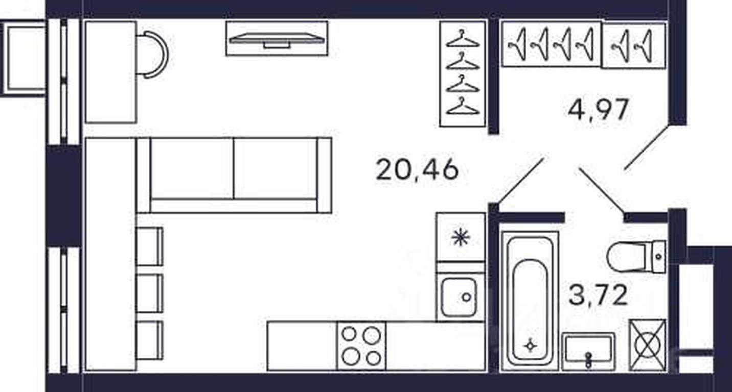 Apartment Sale, 29.15 sq. m. at Tetris, Zheleznodorozhny pereulok, Krasnogorsk, Moscow Region, Russia #1 Apartment Sale, 29.15 sq. m. at Tetris, Zheleznodorozhny pereulok, Krasnogorsk, Moscow Region, Russia #1