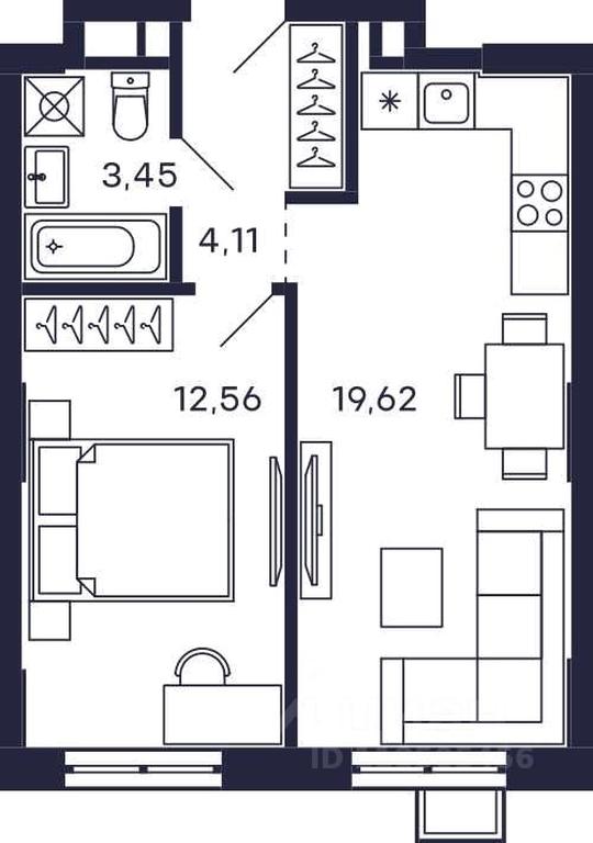 Apartment Sale, 39.74 sq. m. at Tetris, Zheleznodorozhny pereulok, Krasnogorsk, Moscow Region, Russia #1 Apartment Sale, 39.74 sq. m. at Tetris, Zheleznodorozhny pereulok, Krasnogorsk, Moscow Region, Russia #1