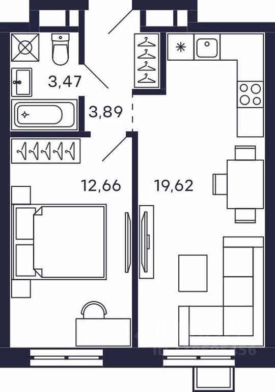 Apartment Sale, 39.64 sq. m. at Tetris, Zheleznodorozhny pereulok, Krasnogorsk, Moscow Region, Russia #1 Apartment Sale, 39.64 sq. m. at Tetris, Zheleznodorozhny pereulok, Krasnogorsk, Moscow Region, Russia #1