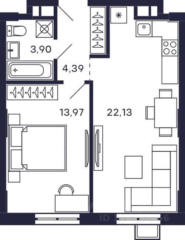 Apartment Sale, 44.39 sq. m. at Tetris, Zheleznodorozhny pereulok, Krasnogorsk, Moscow Region, Russia #1 Apartment Sale, 44.39 sq. m. at Tetris, Zheleznodorozhny pereulok, Krasnogorsk, Moscow Region, Russia #1