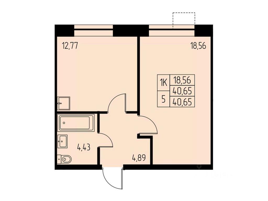Apartment Sale, 40.7平方米 at Dom na Studencheskom, Studencheskiy proyezd, Ivanteyevka, Pshkinskiy Urban District, Moscow Region, Russia #1 Apartment Sale, 40.7平方米 at Dom na Studencheskom, Studencheskiy proyezd, Ivanteyevka, Pshkinskiy Urban District, Moscow Region, Russia #1