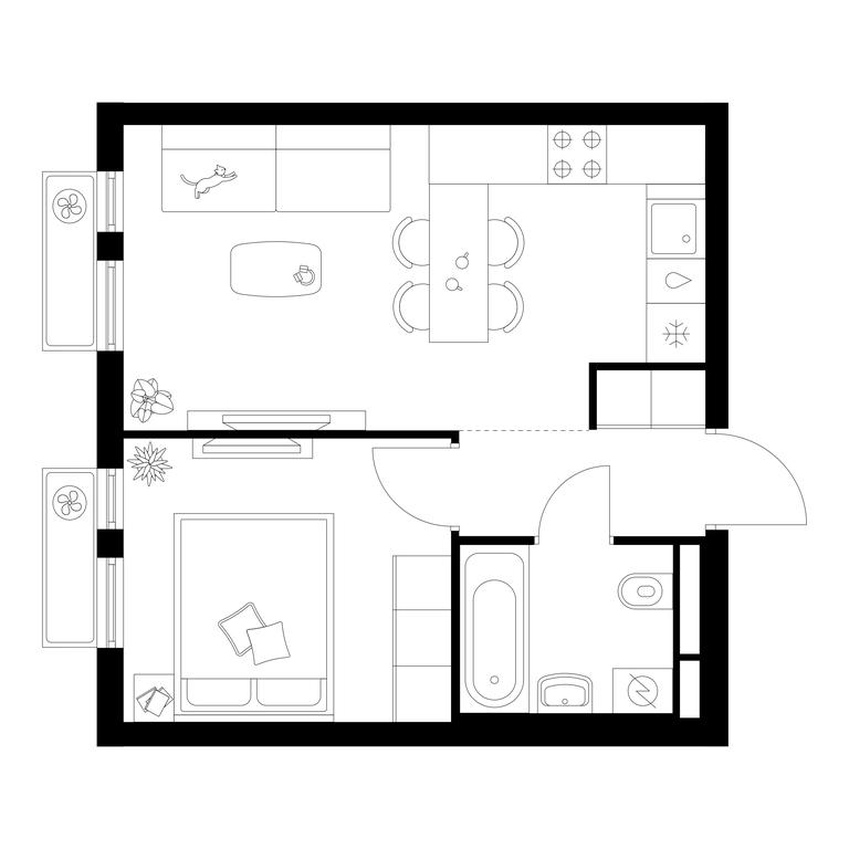 1-BD Apartment Sale, 34 sq. m. at Belaya Dacha Park, mikrorayon Parkovy, 1, Kotelniki, Moscow Region, Russia #1 1-BD Apartment Sale, 34 sq. m. at Belaya Dacha Park, mikrorayon Parkovy, 1, Kotelniki, Moscow Region, Russia #1