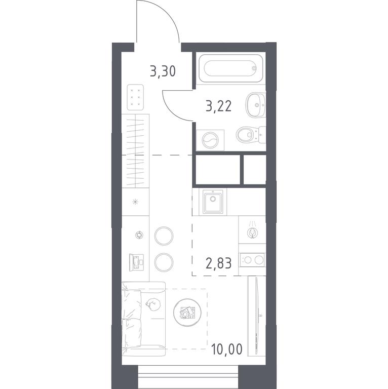 Apartment Sale, 19.35 sq. m. at Novograd Pavlino, Kosinskoye shosse, 2, Novoye Pavlino Microdistrict, Balashikha, Moscow Region, Russia #1 Apartment Sale, 19.35 sq. m. at Novograd Pavlino, Kosinskoye shosse, 2, Novoye Pavlino Microdistrict, Balashikha, Moscow Region, Russia #1