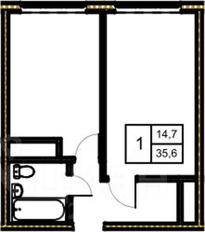Apartment Sale, 35.6 sq. m. at Novoe Zamitino, Sadovaya ulitsa, derevnya Saburovo, Krasnogorsk Urban District, Moscow Region, Russia #1 Apartment Sale, 35.6 sq. m. at Novoe Zamitino, Sadovaya ulitsa, derevnya Saburovo, Krasnogorsk Urban District, Moscow Region, Russia #1
