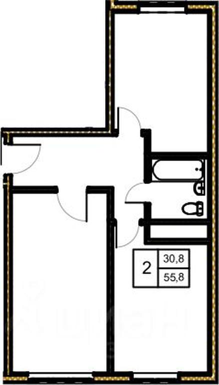 1-BD Apartment Sale, 55.9 sq. m. at Novoe Zamitino, Sadovaya ulitsa, derevnya Saburovo, Krasnogorsk Urban District, Moscow Region, Russia #1 1-BD Apartment Sale, 55.9 sq. m. at Novoe Zamitino, Sadovaya ulitsa, derevnya Saburovo, Krasnogorsk Urban District, Moscow Region, Russia #1