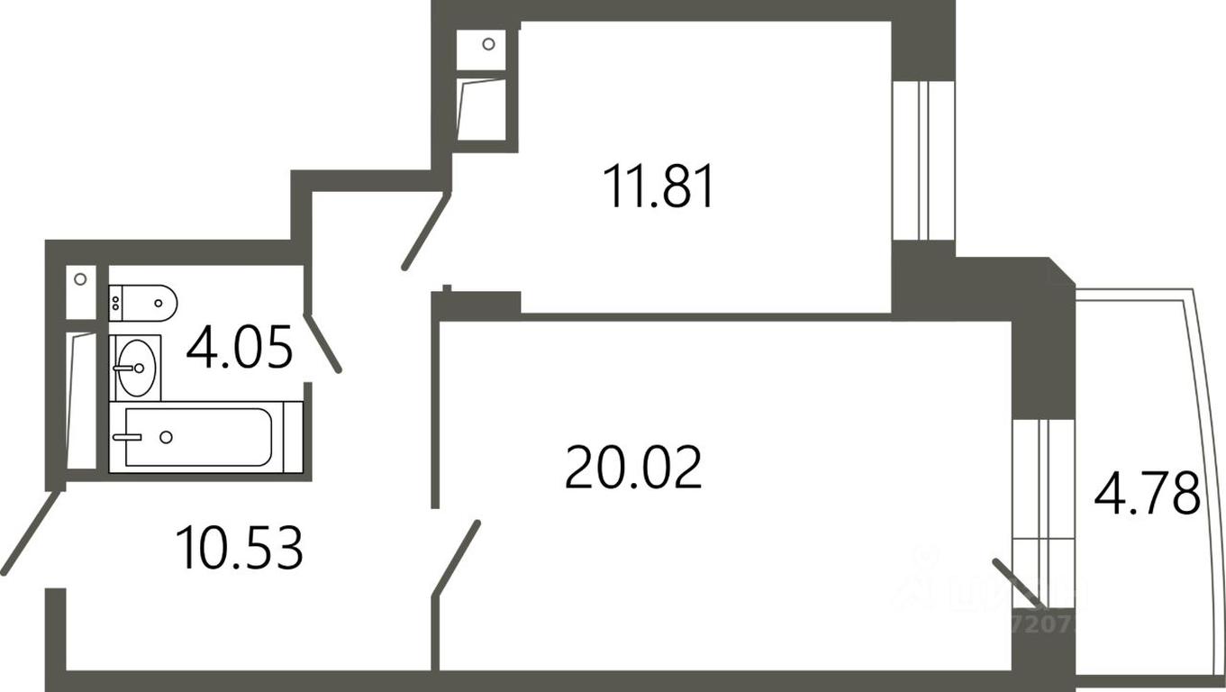 Apartment Sale, 47.84 sq. m. at Messier 18, Sovetskaya Street, mikrorayon Klimovsk, Podolsk, Moscow Region, Russia #1 Apartment Sale, 47.84 sq. m. at Messier 18, Sovetskaya Street, mikrorayon Klimovsk, Podolsk, Moscow Region, Russia #1
