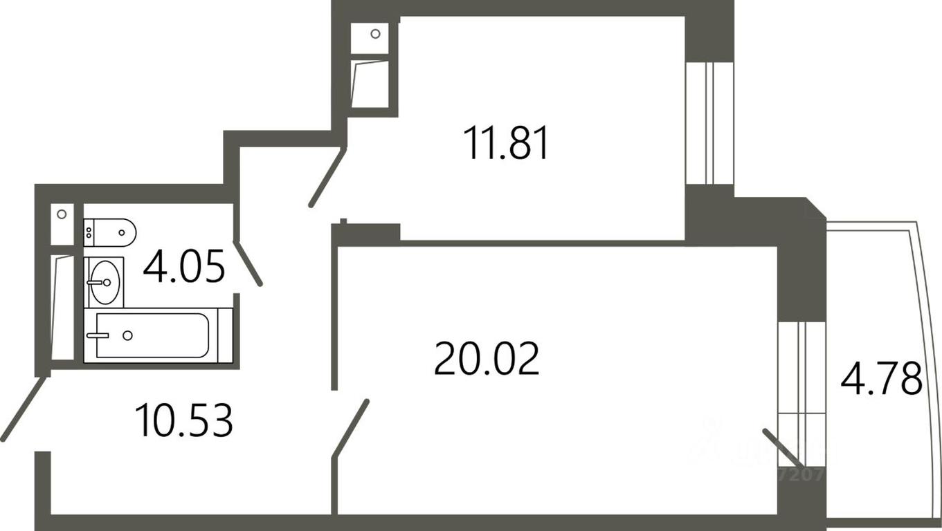 Apartment Sale, 47.84 sq. m. at Messier 18, Sovetskaya Street, mikrorayon Klimovsk, Podolsk, Moscow Region, Russia #1 Apartment Sale, 47.84 sq. m. at Messier 18, Sovetskaya Street, mikrorayon Klimovsk, Podolsk, Moscow Region, Russia #1