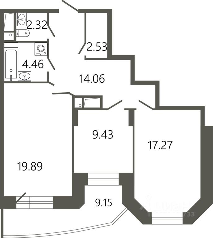 1-BD Apartment Sale, 72.71平方米 at Messier 18, Sovetskaya Street, mikrorayon Klimovsk, Podolsk, Moscow Region, Russia #1 1-BD Apartment Sale, 72.71平方米 at Messier 18, Sovetskaya Street, mikrorayon Klimovsk, Podolsk, Moscow Region, Russia #1