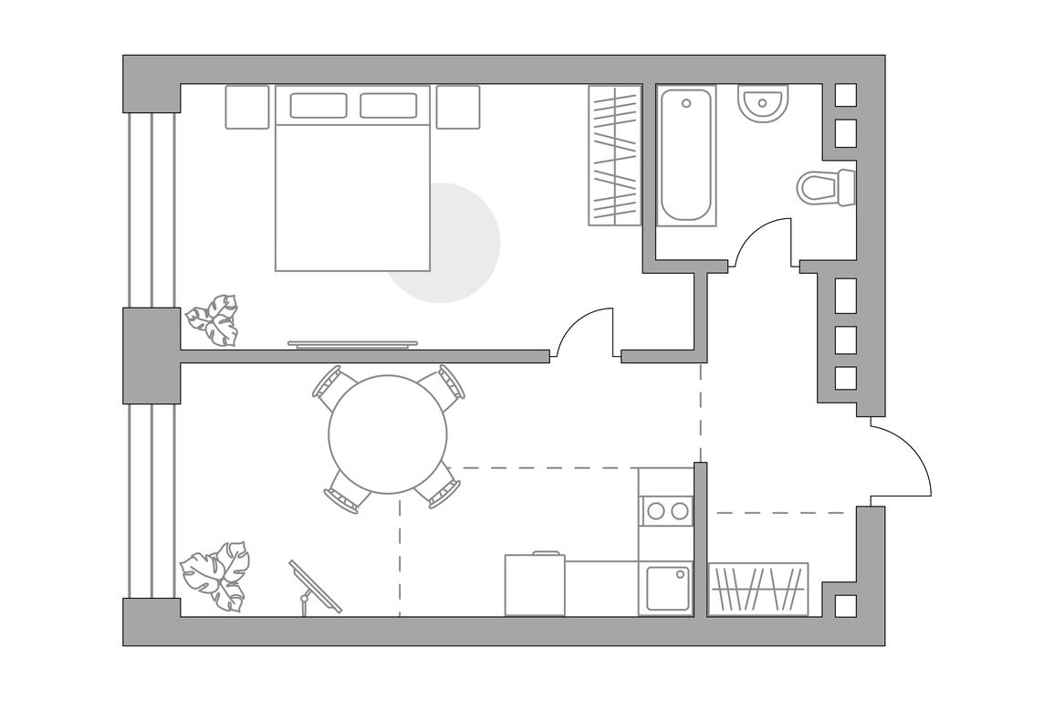 1-BD Apartment Sale, 45.16平方米 at MYPRIORITY Paveletskaya, Dubininskaya Street, 17с2, Moscow, Russia #2 1-BD Apartment Sale, 45.16平方米 at MYPRIORITY Paveletskaya, Dubininskaya Street, 17с2, Moscow, Russia #2