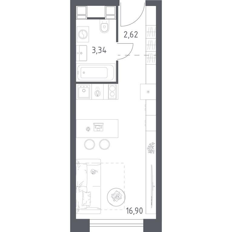 Apartment Sale, 22.9 sq. m. at Perets, Pyatnitskoye Highway, 58, Moscow, Russia #1 Apartment Sale, 22.9 sq. m. at Perets, Pyatnitskoye Highway, 58, Moscow, Russia #1