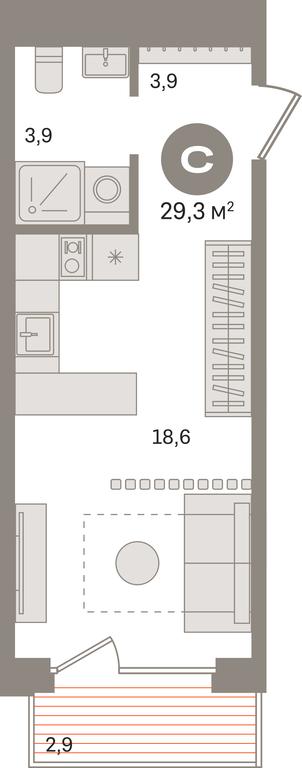 Apartment Sale, 29.3 sq. m. at Dom A, Dubininskaya Street, вл59к2, Moscow, Russia #1 Apartment Sale, 29.3 sq. m. at Dom A, Dubininskaya Street, вл59к2, Moscow, Russia #1