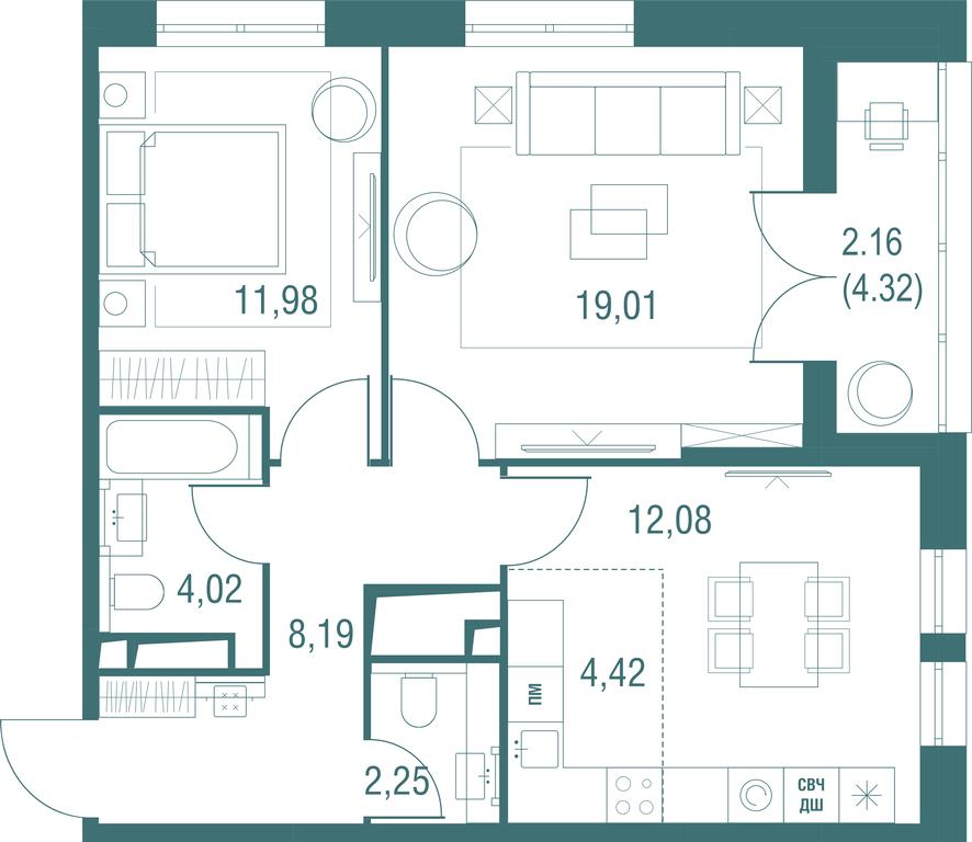 3-BD Apartment Sale, 64.11平方米 at Odinburg, Severnaya Street, 11, Odintsovo, Moscow Region, Russia #1 3-BD Apartment Sale, 64.11平方米 at Odinburg, Severnaya Street, 11, Odintsovo, Moscow Region, Russia #1