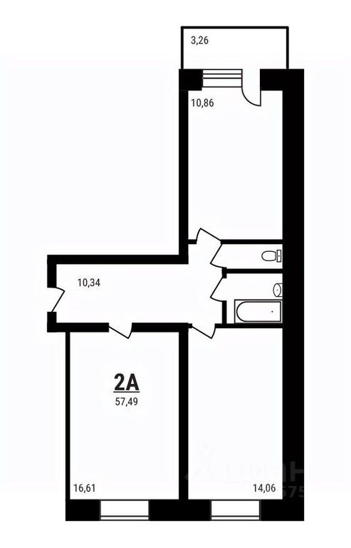 1-BD Apartment Sale, 57.49 sq. m. at Druzhny, mikrorayon Druzhny, rabochiy posyolok Tuchkovo, Ruzskiy City District, Moscow Region, Russia #1 1-BD Apartment Sale, 57.49 sq. m. at Druzhny, mikrorayon Druzhny, rabochiy posyolok Tuchkovo, Ruzskiy City District, Moscow Region, Russia #1