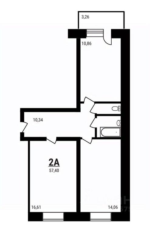 1-BD Apartment Sale, 57.4平方米 at Druzhny, mikrorayon Druzhny, rabochiy posyolok Tuchkovo, Ruzskiy City District, Moscow Region, Russia #1 1-BD Apartment Sale, 57.4平方米 at Druzhny, mikrorayon Druzhny, rabochiy posyolok Tuchkovo, Ruzskiy City District, Moscow Region, Russia #1