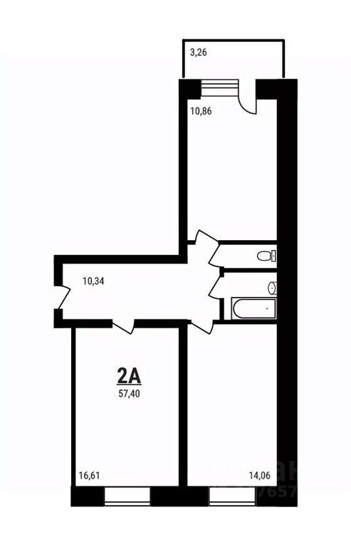 1-BD Apartment Sale, 57.4平方米 at Druzhny, mikrorayon Druzhny, rabochiy posyolok Tuchkovo, Ruzskiy City District, Moscow Region, Russia #1 1-BD Apartment Sale, 57.4平方米 at Druzhny, mikrorayon Druzhny, rabochiy posyolok Tuchkovo, Ruzskiy City District, Moscow Region, Russia #1