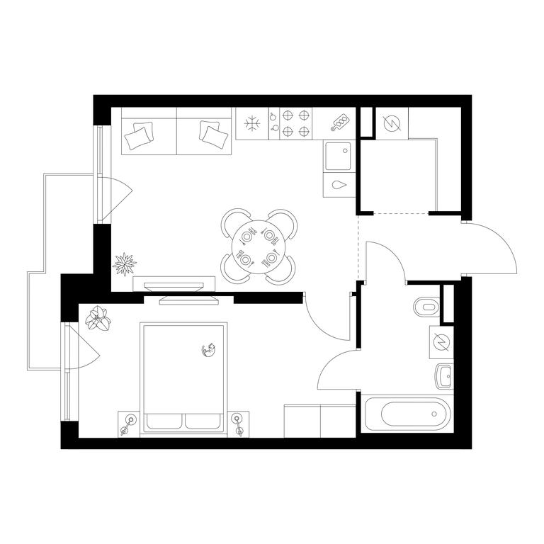 1-BD Apartment Sale, 38.9 sq. m. at Salarevo Park, Salaryevskaya Street, 8к1, Moskovskiy Settlement, Moscow, Russia #1 1-BD Apartment Sale, 38.9 sq. m. at Salarevo Park, Salaryevskaya Street, 8к1, Moskovskiy Settlement, Moscow, Russia #1