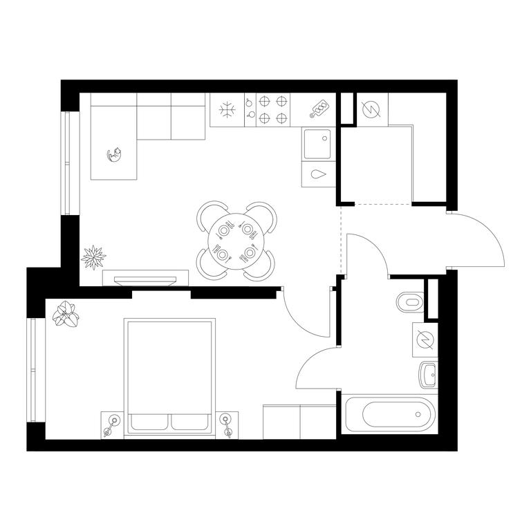 1-BD Apartment Sale, 37.9 sq. m. at Salarevo Park, Salaryevskaya Street, 8к1, Moskovskiy Settlement, Moscow, Russia #1 1-BD Apartment Sale, 37.9 sq. m. at Salarevo Park, Salaryevskaya Street, 8к1, Moskovskiy Settlement, Moscow, Russia #1