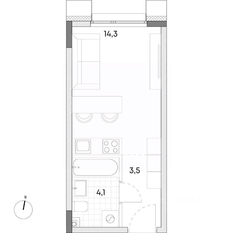 Apartment Sale, 21.9 sq. m. at Wellbe (Vellbi), Aleksandrovka Street, Zelenograd, Moscow, Russia #1 Apartment Sale, 21.9 sq. m. at Wellbe (Vellbi), Aleksandrovka Street, Zelenograd, Moscow, Russia #1