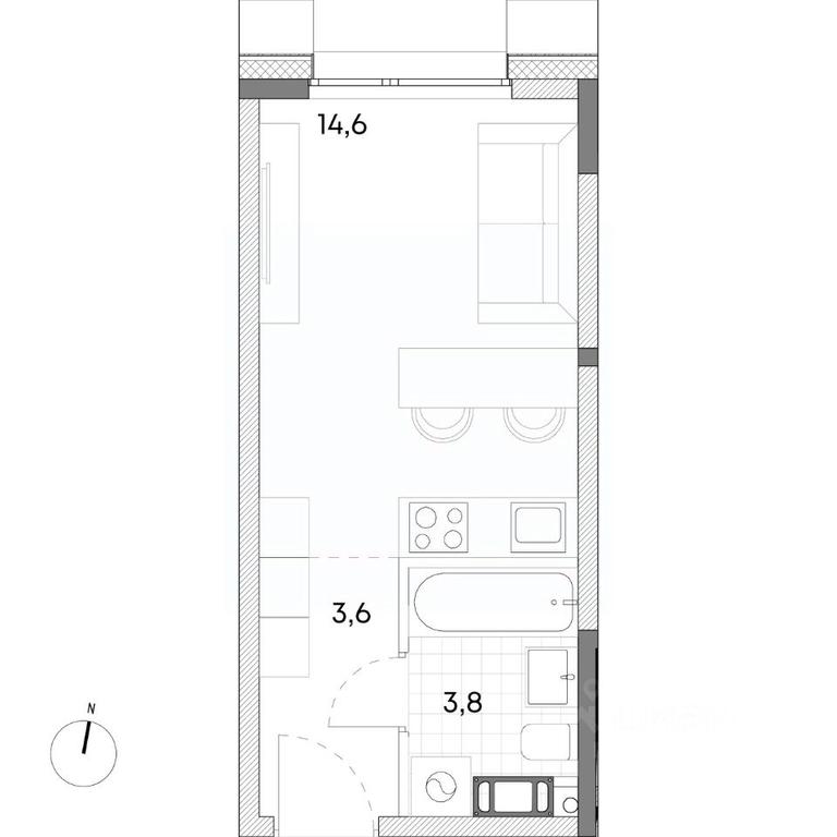 Apartment Sale, 22平方米 at Wellbe (Vellbi), Aleksandrovka Street, Zelenograd, Moscow, Russia #1 Apartment Sale, 22平方米 at Wellbe (Vellbi), Aleksandrovka Street, Zelenograd, Moscow, Russia #1