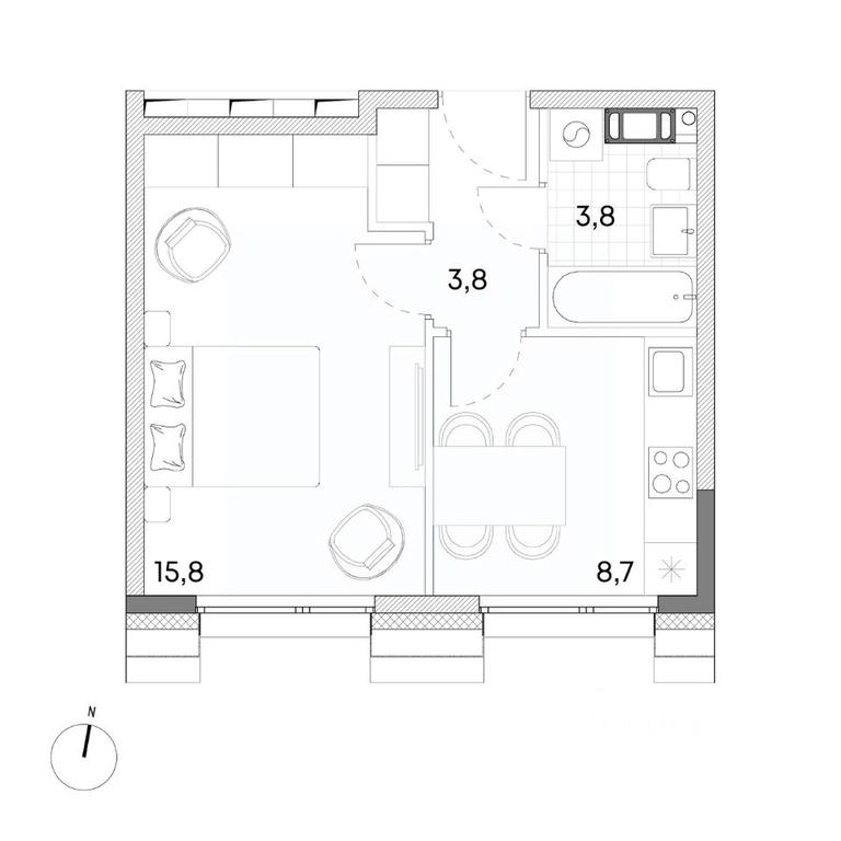 Apartment Sale, 32.1 sq. m. at Wellbe (Vellbi), Aleksandrovka Street, Zelenograd, Moscow, Russia #1 Apartment Sale, 32.1 sq. m. at Wellbe (Vellbi), Aleksandrovka Street, Zelenograd, Moscow, Russia #1