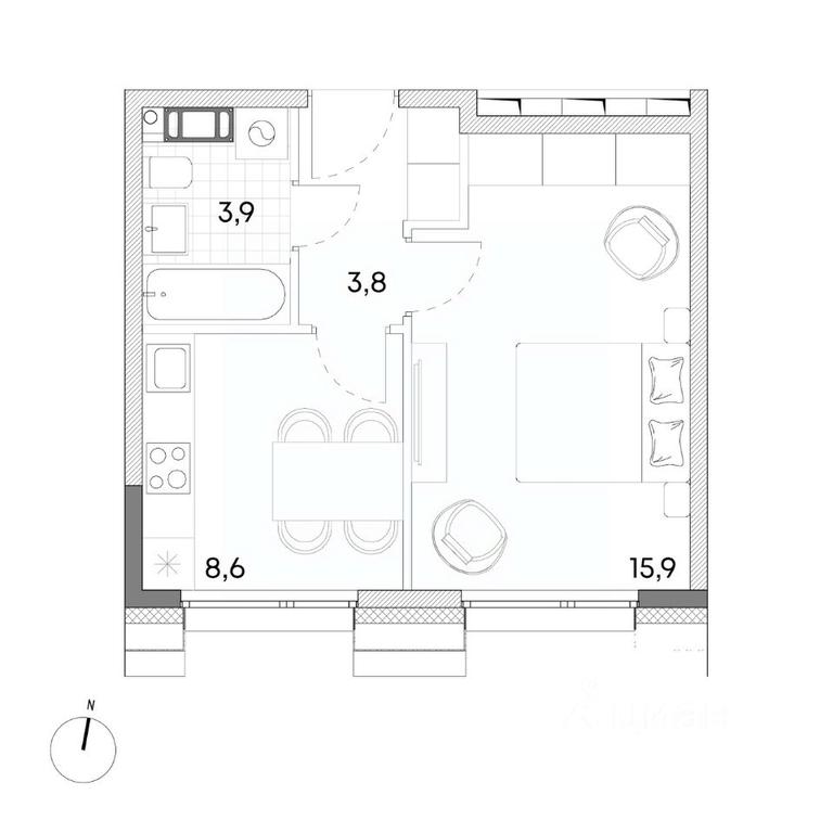 Apartment Sale, 32.2 sq. m. at Wellbe (Vellbi), Aleksandrovka Street, Zelenograd, Moscow, Russia #1 Apartment Sale, 32.2 sq. m. at Wellbe (Vellbi), Aleksandrovka Street, Zelenograd, Moscow, Russia #1