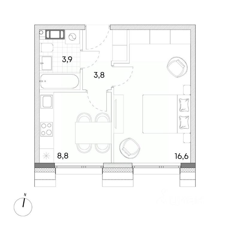 Apartment Sale, 33.1 sq. m. at Wellbe (Vellbi), Aleksandrovka Street, Zelenograd, Moscow, Russia #1 Apartment Sale, 33.1 sq. m. at Wellbe (Vellbi), Aleksandrovka Street, Zelenograd, Moscow, Russia #1