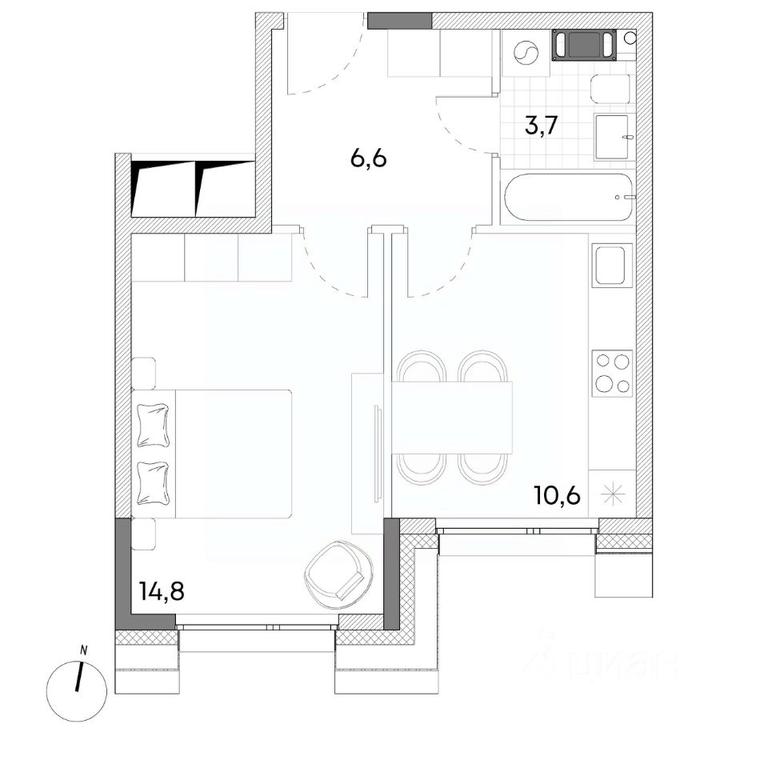 Apartment Sale, 35.7 sq. m. at Wellbe (Vellbi), Aleksandrovka Street, Zelenograd, Moscow, Russia #1 Apartment Sale, 35.7 sq. m. at Wellbe (Vellbi), Aleksandrovka Street, Zelenograd, Moscow, Russia #1