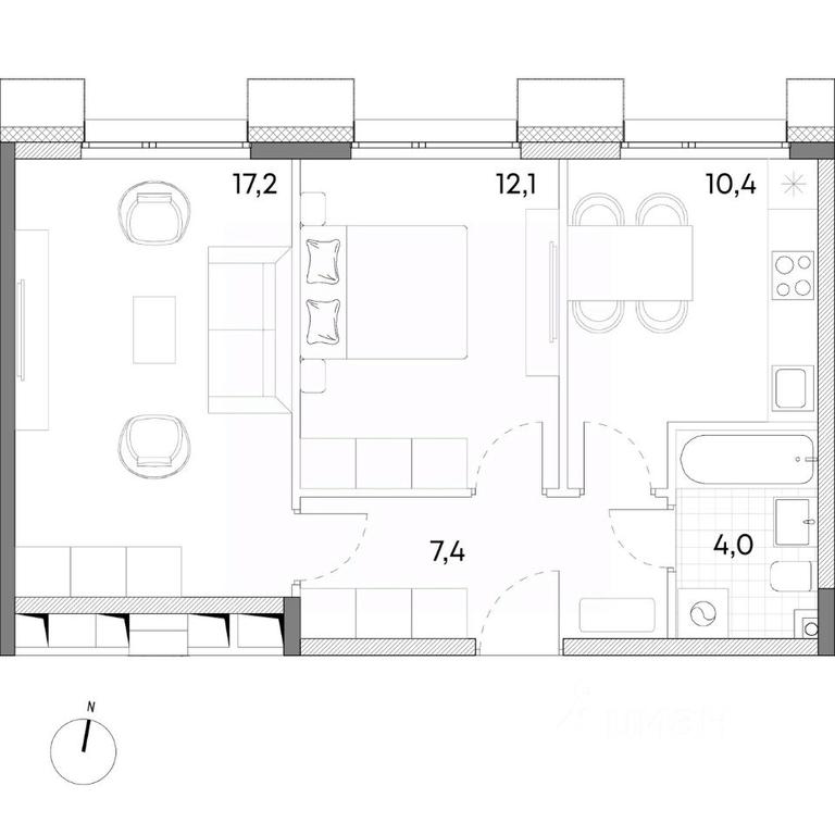 1-BD Apartment Sale, 51.1 sq. m. at Wellbe (Vellbi), Aleksandrovka Street, Zelenograd, Moscow, Russia #1 1-BD Apartment Sale, 51.1 sq. m. at Wellbe (Vellbi), Aleksandrovka Street, Zelenograd, Moscow, Russia #1