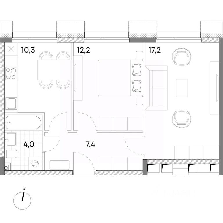 1-BD Apartment Sale, 51.1 sq. m. at Wellbe (Vellbi), Aleksandrovka Street, Zelenograd, Moscow, Russia #1 1-BD Apartment Sale, 51.1 sq. m. at Wellbe (Vellbi), Aleksandrovka Street, Zelenograd, Moscow, Russia #1
