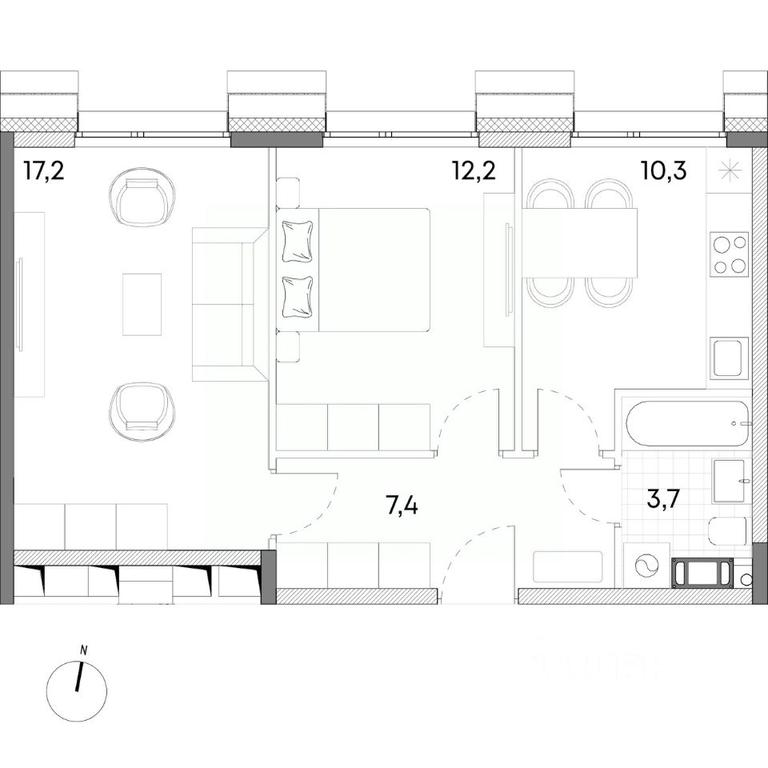 1-BD Apartment Sale, 50.8 sq. m. at Wellbe (Vellbi), Aleksandrovka Street, Zelenograd, Moscow, Russia #1 1-BD Apartment Sale, 50.8 sq. m. at Wellbe (Vellbi), Aleksandrovka Street, Zelenograd, Moscow, Russia #1