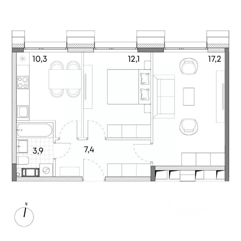 1-BD Apartment Sale, 50.9 sq. m. at Wellbe (Vellbi), Aleksandrovka Street, Zelenograd, Moscow, Russia #1 1-BD Apartment Sale, 50.9 sq. m. at Wellbe (Vellbi), Aleksandrovka Street, Zelenograd, Moscow, Russia #1