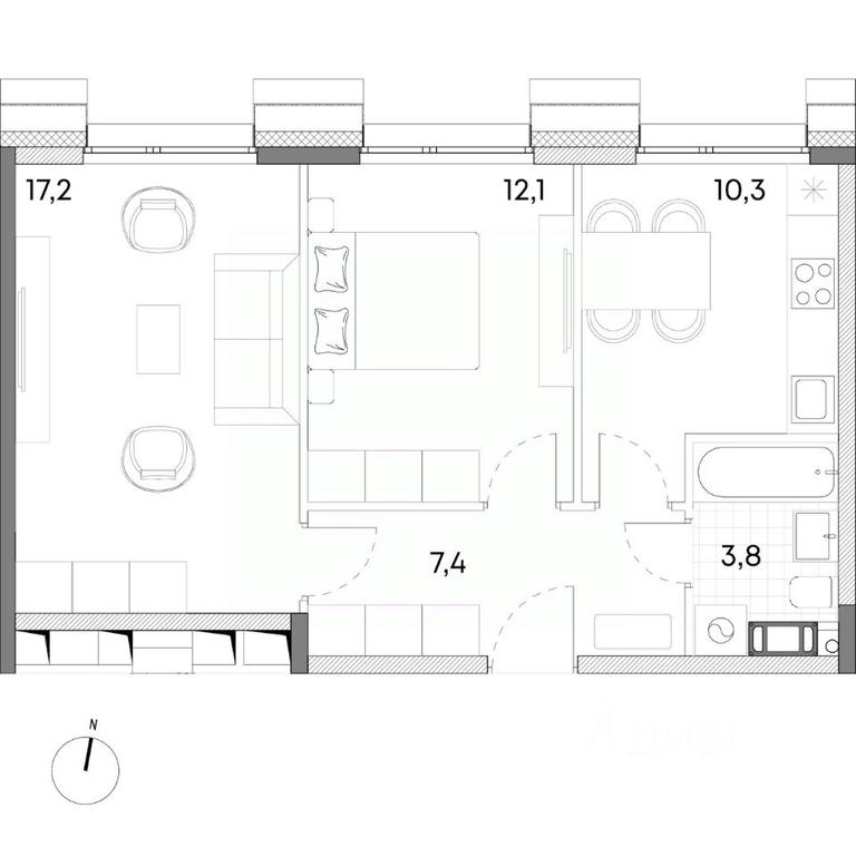 1-BD Apartment Sale, 50.8 sq. m. at Wellbe (Vellbi), Aleksandrovka Street, Zelenograd, Moscow, Russia #1 1-BD Apartment Sale, 50.8 sq. m. at Wellbe (Vellbi), Aleksandrovka Street, Zelenograd, Moscow, Russia #1