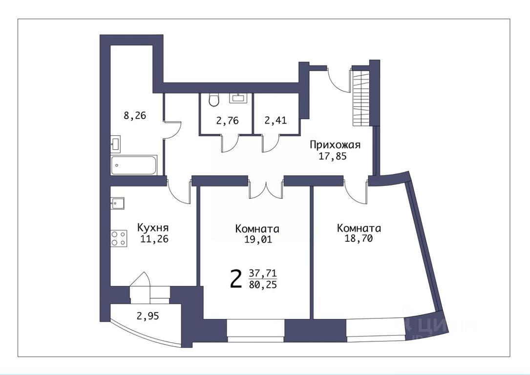 1-BD Apartment Sale, 80.25 sq. m. at Moy gorod, ulitsa Ukhtomskogo, Elektrogorsk, Pavlovo-Posadskiy Urban District, Moscow Region, Russia #1 1-BD Apartment Sale, 80.25 sq. m. at Moy gorod, ulitsa Ukhtomskogo, Elektrogorsk, Pavlovo-Posadskiy Urban District, Moscow Region, Russia #1