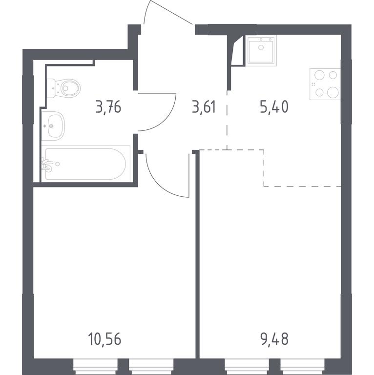 Apartment Sale, 32.81 sq. m. at Ostafevo, Ostafyevskoe Highway, 12к1, Ryazanovskoe Settlement, Moscow, Russia #1 Apartment Sale, 32.81 sq. m. at Ostafevo, Ostafyevskoe Highway, 12к1, Ryazanovskoe Settlement, Moscow, Russia #1