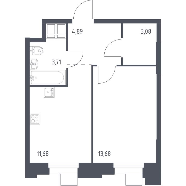 Apartment Sale, 37.25 sq. m. at Troparevo Park, Kiyevskoye shosse, 21-y kilometr, 3с4, Mosrentgen Settlement, Moscow, Russia #1 Apartment Sale, 37.25 sq. m. at Troparevo Park, Kiyevskoye shosse, 21-y kilometr, 3с4, Mosrentgen Settlement, Moscow, Russia #1