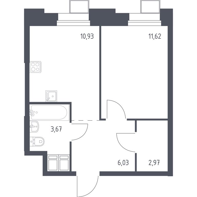 Apartment Sale, 35.42 sq. m. at Troparevo Park, Kiyevskoye shosse, 21-y kilometr, 3с4, Mosrentgen Settlement, Moscow, Russia #1 Apartment Sale, 35.42 sq. m. at Troparevo Park, Kiyevskoye shosse, 21-y kilometr, 3с4, Mosrentgen Settlement, Moscow, Russia #1