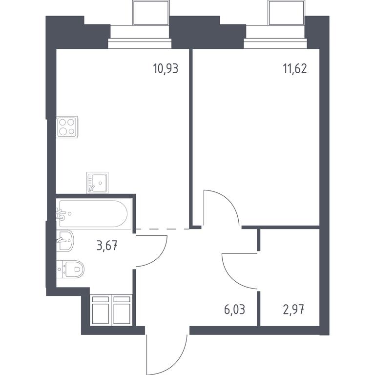 Apartment Sale, 35.42 sq. m. at Troparevo Park, Kiyevskoye shosse, 21-y kilometr, 3с4, Mosrentgen Settlement, Moscow, Russia #1 Apartment Sale, 35.42 sq. m. at Troparevo Park, Kiyevskoye shosse, 21-y kilometr, 3с4, Mosrentgen Settlement, Moscow, Russia #1