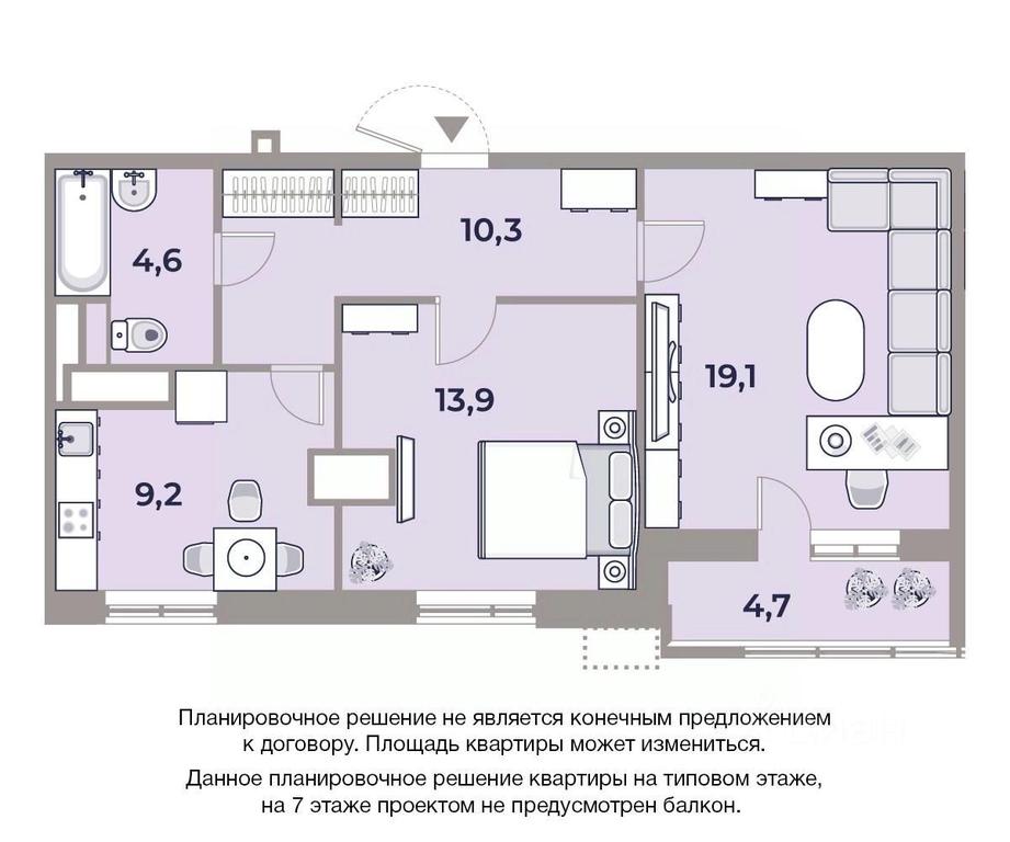 1-BD Apartment Sale, 62.2 sq. m. at Park Legend, Avtozavodskaya Street, Moscow, Russia #1 1-BD Apartment Sale, 62.2 sq. m. at Park Legend, Avtozavodskaya Street, Moscow, Russia #1