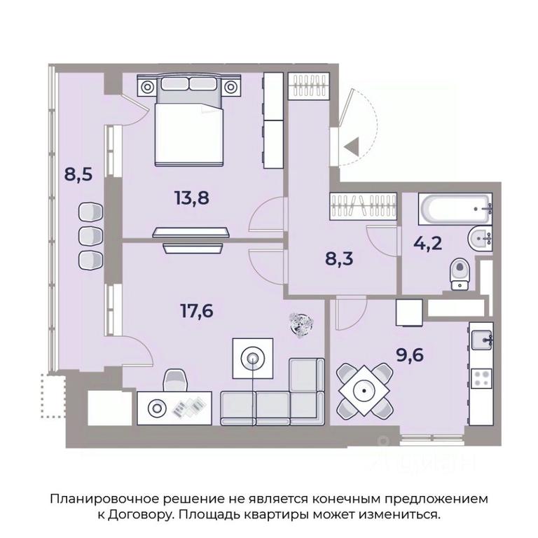 1-BD Apartment Sale, 62.1 sq. m. at Park Legend, Avtozavodskaya Street, Moscow, Russia #1 1-BD Apartment Sale, 62.1 sq. m. at Park Legend, Avtozavodskaya Street, Moscow, Russia #1