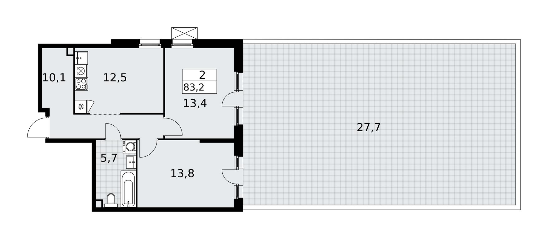 1-BD Apartment Sale, 83.2 sq. m. at Skandinaviya, Skandinaviya Residential Complex, Sosenskoye Settlement, Moscow, Russia #1 1-BD Apartment Sale, 83.2 sq. m. at Skandinaviya, Skandinaviya Residential Complex, Sosenskoye Settlement, Moscow, Russia #1