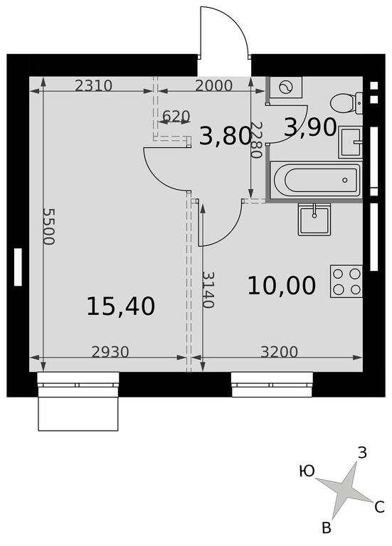 1-BD Apartment Sale, 33.1 sq. m. at Апрелевка, Naro-Fominskiy City District, Moscow Region, Russia #2 1-BD Apartment Sale, 33.1 sq. m. at Апрелевка, Naro-Fominskiy City District, Moscow Region, Russia #2