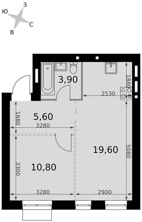 2-BD Apartment Sale, 39.9 sq. m. at Апрелевка, Naro-Fominskiy City District, Moscow Region, Russia #2 2-BD Apartment Sale, 39.9 sq. m. at Апрелевка, Naro-Fominskiy City District, Moscow Region, Russia #2